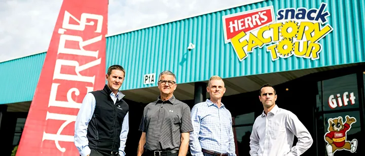 The Herr Family 3rd generation leaders with Chairman and CEO Ed Herr