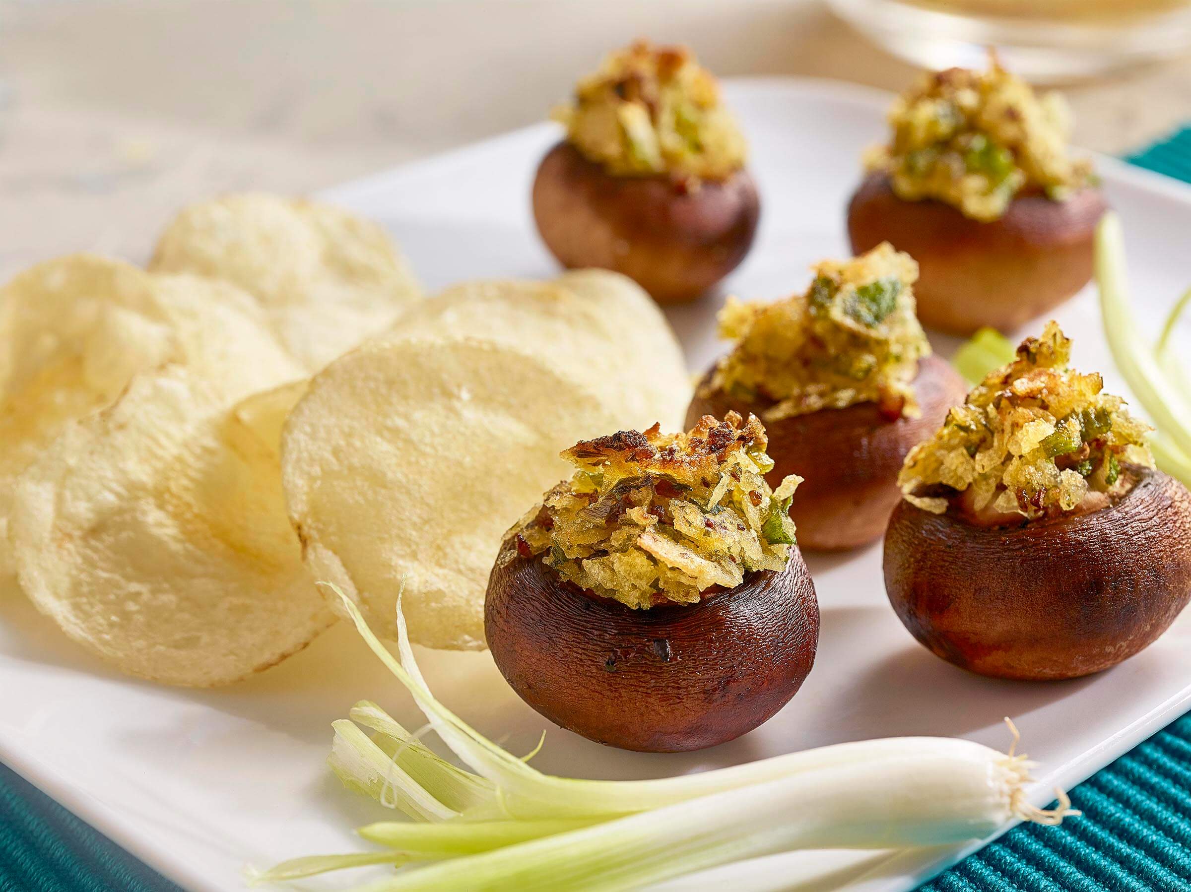 Herr's Overstuffed Mushrooms
