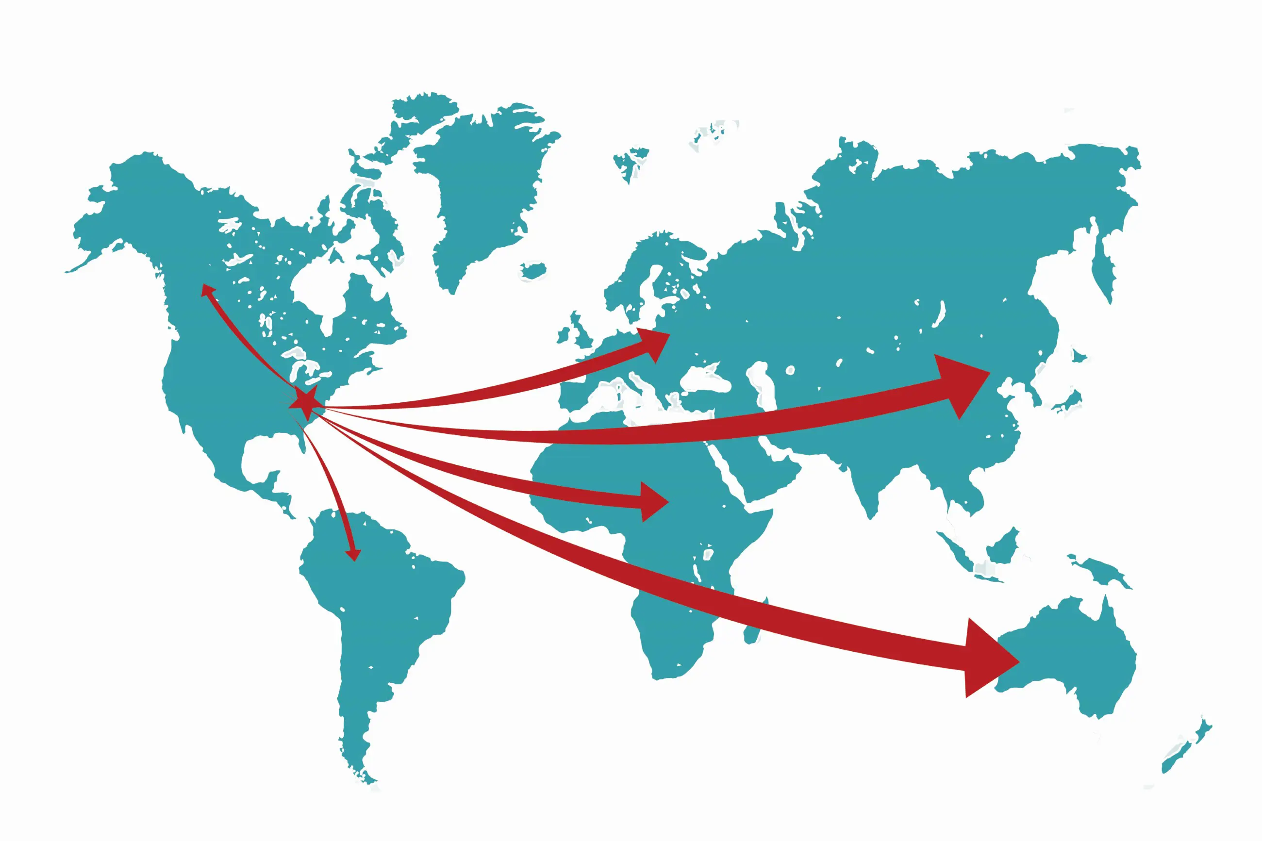 Herr's Distrbution Map Worldwide