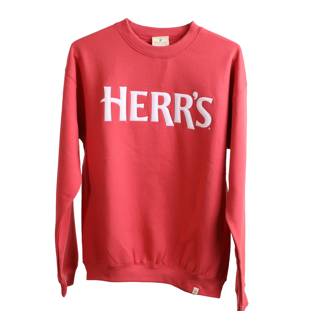 Herrs Large Logo Red Crewneck 4