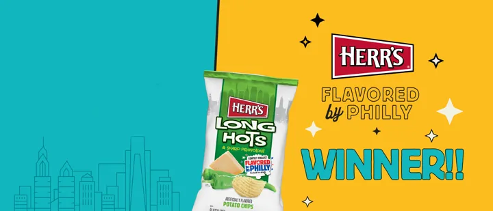 Herr's Flavored by Philly Winner banner