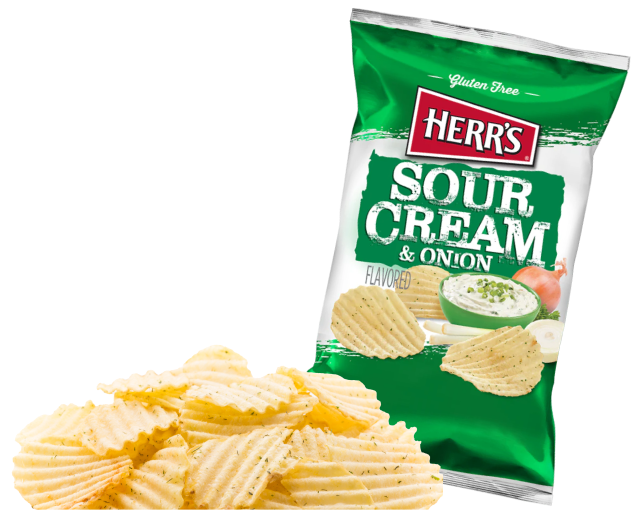 Herr's Sour Cream & Onion Chips
