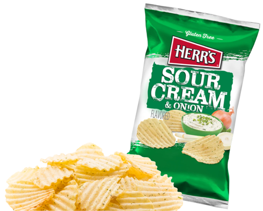 Herr's Sour Cream & Onion Chips