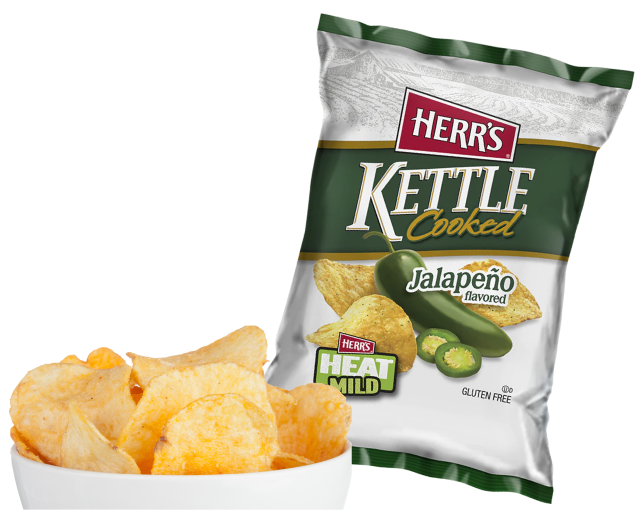 Herr's Kettle Cooked Jalapeno Chips