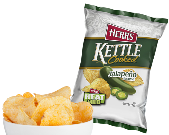 Herr's Kettle Cooked Jalapeno Chips