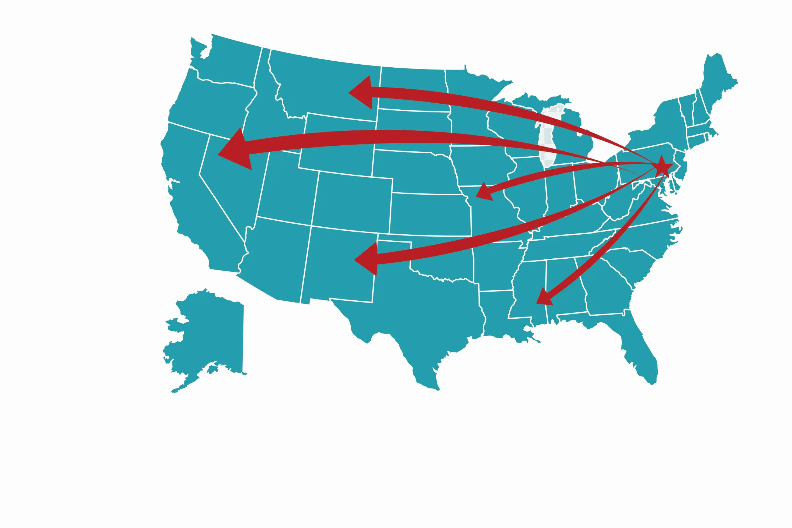 Herr's Distribution Map United States